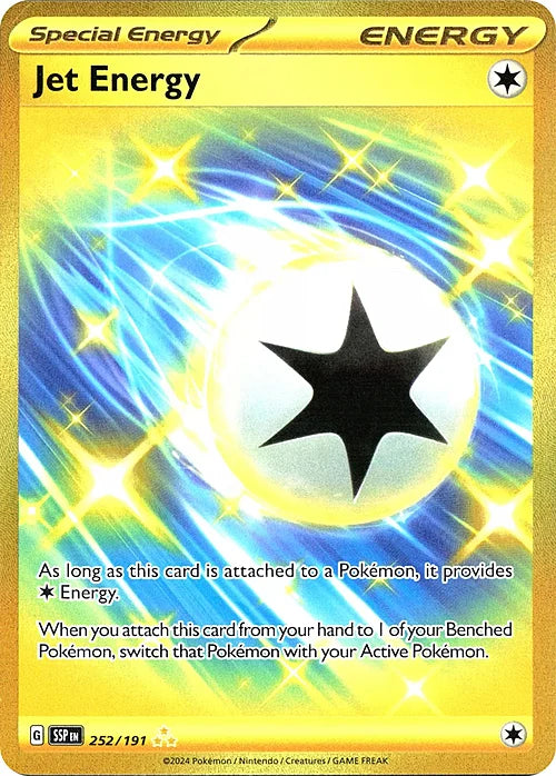 252-191 Energia Jet Gold Rara Segreta (IT) - NEAR MINT